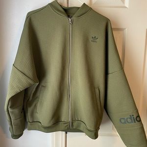 Women’s Adidas Bomber Jacket Army Green